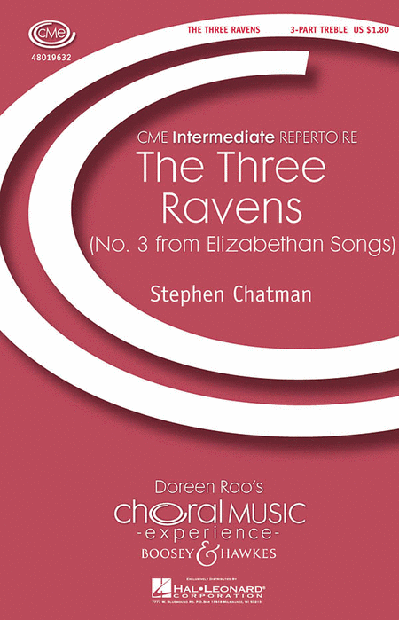 The Three Ravens : SSA : Stephen Chatman : Stephen Chatman : Sheet Music : 48019632 : 884088171230