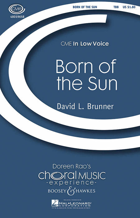 Born of the Sun : TTB : David L. Brunner : David L. Brunner : Sheet Music : 48019658 : 884088197100