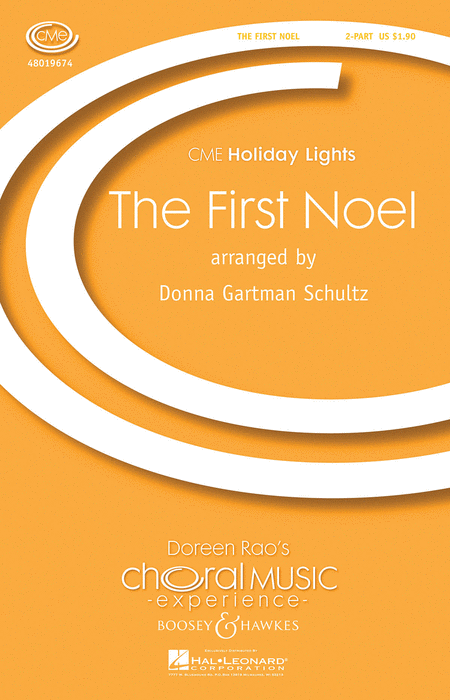 The First Noel : SA : Donna Gartman Schultz : Sheet Music : 48019674 : 884088205041