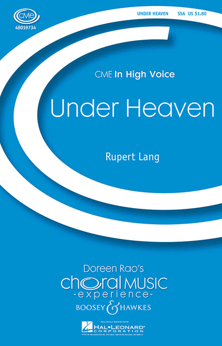 Under Heaven : SSA : Rupert Lang : Sheet Music : 48019734 : 884088223915