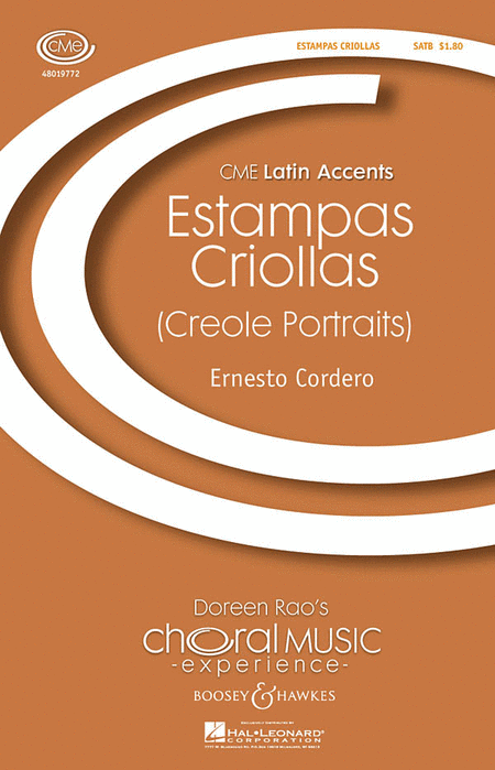 Estampas Criollas : SATB : Ernesto Cordero : Ernesto Cordero : Sheet Music : 48019772 : 884088240882