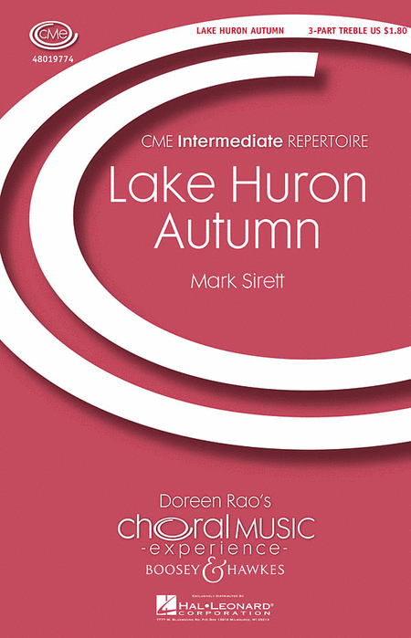 Lake Huron Autumn : SSA : Mark Sirett : Mark Sirett : Sheet Music : 48019774 : 884088240929