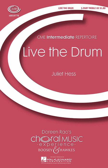 Live the Drum : SSA : Juliet Hess : Juliet Hess : Sheet Music : 48019778 : 884088241766