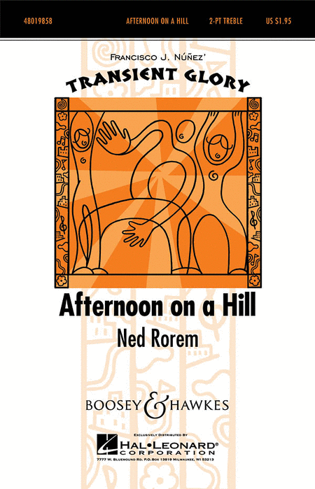 Afternoon on a Hill : 2-Part : Ned Rorem : Ned Rorem : Sheet Music : 48019858 : 884088273248
