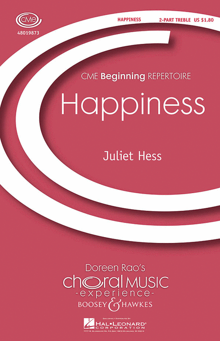 Happiness : 2-Part : Juliet Hess : Sheet Music : 48019873 : 884088273743