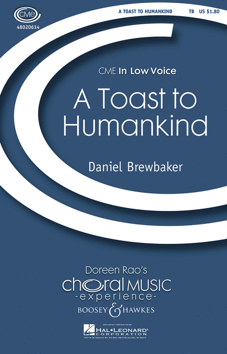 A Toast to Humankind : TB : Daniel Brewbaker : Daniel Brewbaker : Sheet Music : 48020634 : 884088407971