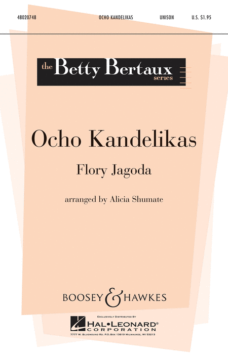 Ocho Kandelikas : Unison : Alicia Shumate : Sheet Music : 48020748 : 884088435707