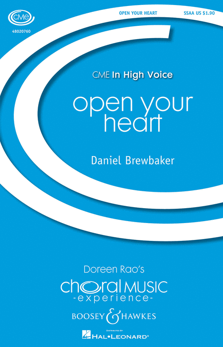 Open Your Heart : SSAA : Daniel Brewbaker : Sheet Music : 48020760 : 884088455651