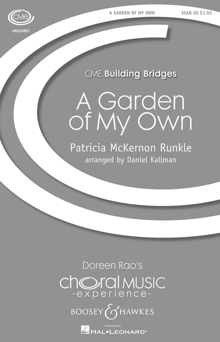 A Garden of My Own : SSAB : Daniel Kallman : Sheet Music : 48020881 : 884088509712
