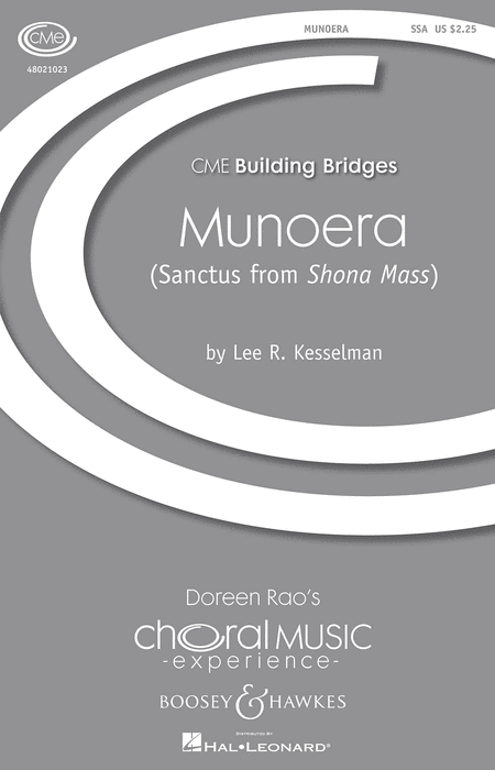 Munoera : SSA : Lee Kesselman : Sheet Music : 48021023 : 884088560218