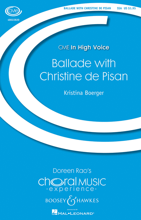 Ballade with Christine de Pisan : SSA : Kristina Boerger : Sheet Music : 48022820 : 884088899493