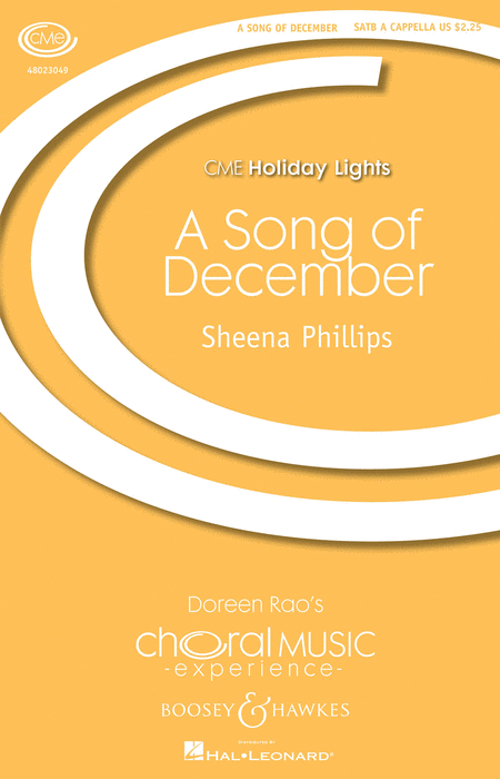 A Song of December : SATB : Sheena Philips : Sheet Music : 48023049 : 884088960704