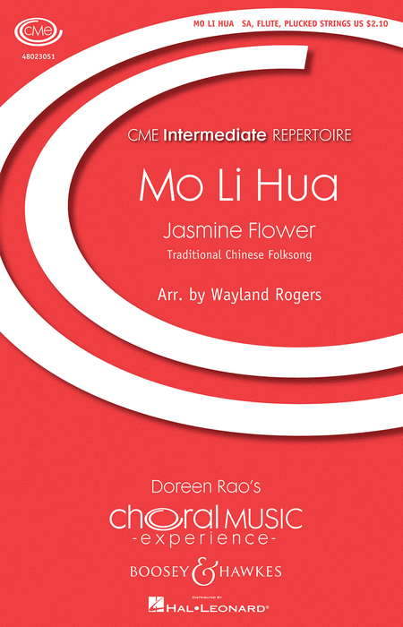 Mo Li Hua : SA : Wayland Rogers : Sheet Music : 48023051 : 884088960728