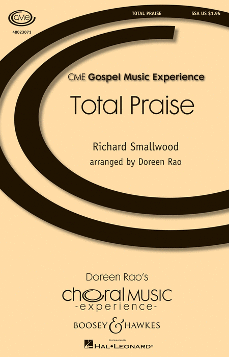 Total Praise : SSA : Doreen Rao : Richard Smallwood : Sheet Music : 48023071 : 884088965099