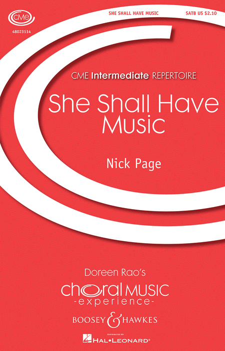 She Shall Have Music : SATB : Nick Page : Nick Page : Sheet Music : 48023114 : 884088986209