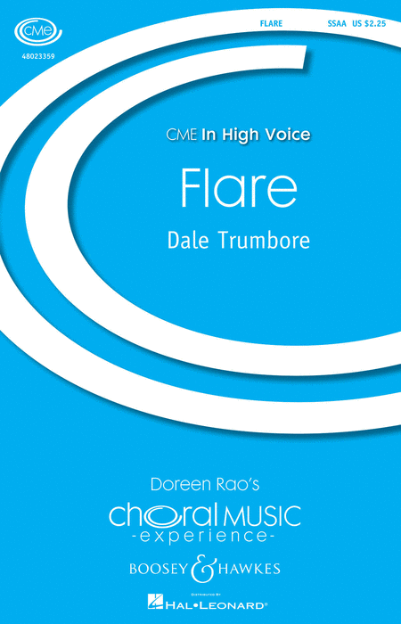 Flare : SSAA : Dale Trumbore : Sheet Music : 48023359 : 888680038083