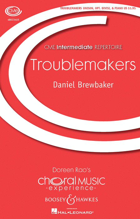 Troublemakers : Unison : Daniel Brewbaker : Daniel Brewbaker : Sheet Music : 48023415 : 888680043384