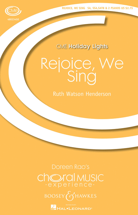 Rejoice, We Sing : SATB : Ruth Watson Henderson : Ruth Watson Henderson : Sheet Music : 48023450 : 888680049416