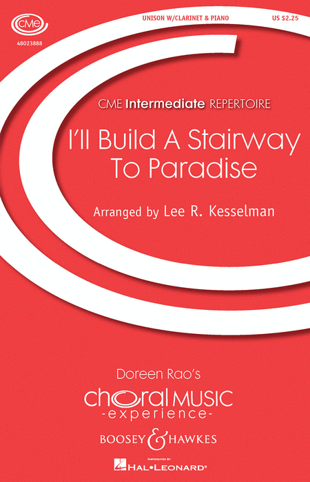 I'll Build a Stairway to Paradise : Unison : Lee Kesselman : George Gershwin : Sheet Music : 48023888 : 888680640019