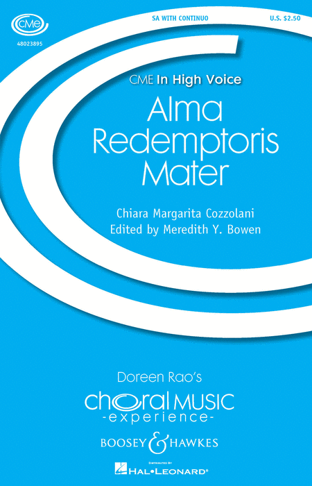 Alma Redemptoris Mater : SA : Chiara Margarita Cozzolani : Chiara Margarita Cozzolani : Sheet Music : 48023895 : 888680640392