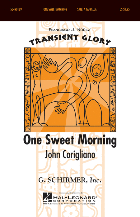 One Sweet Morning : SSAA : John Corigliano : John Corigliano : Sheet Music : 50490189 : 884088510916 : 1423495489