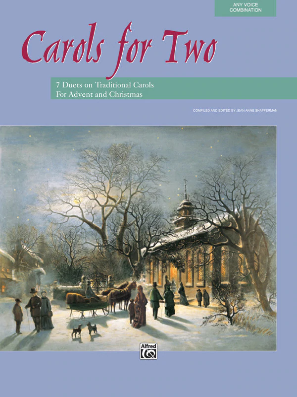 Jean Anne Shafferman : Carols for Two : Duet : Songbook : 038081130408  : 00-11536