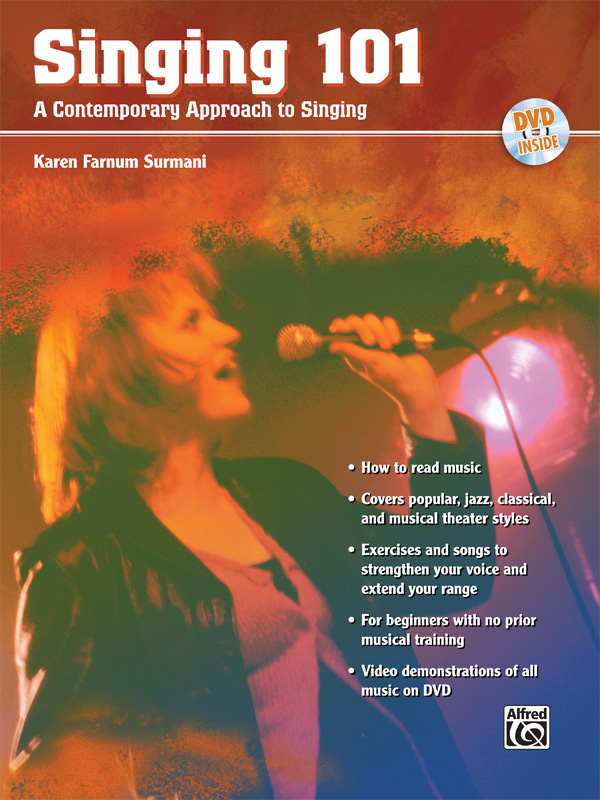 Karen Surmani : Singing 101 - A Contemporary Approach to Singing : Solo : 01 Book & DVD : 038081343884  : 00-31906