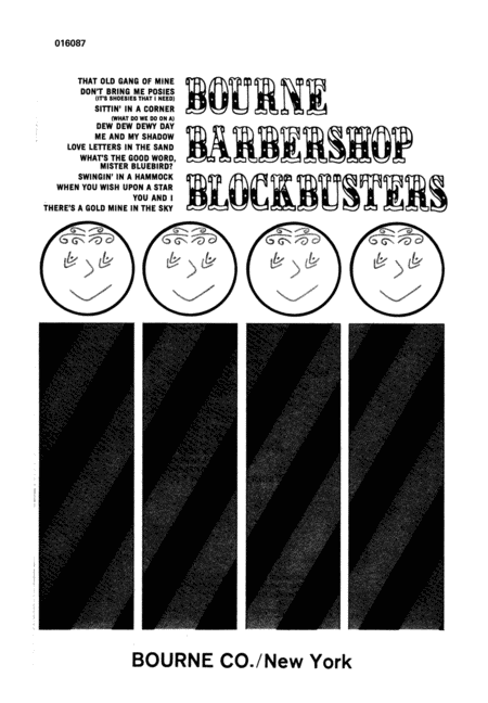 Various Arrangers : Barbershop Blockbusters : TTBB : Songbook : 016087