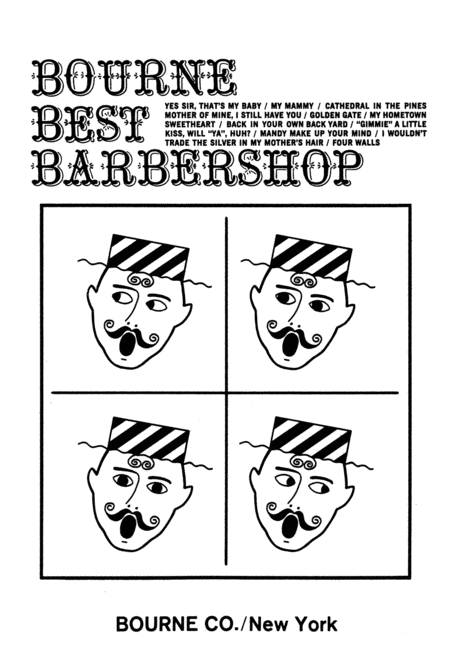 Various Arrangers : Best Barbershop : TTBB : Songbook : 016167