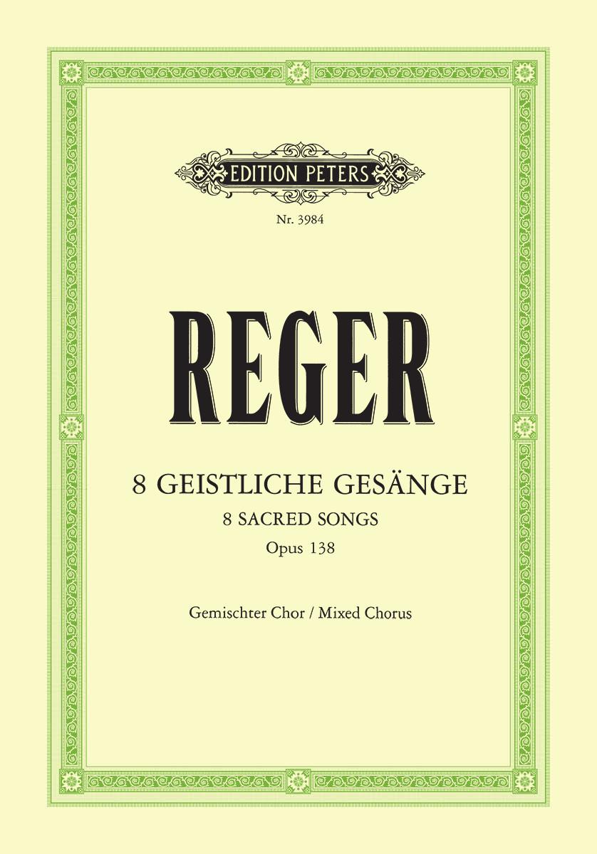 Max Reger : Sacred Songs for Mixed Voices : SATB : Songbook : 98-EP3984