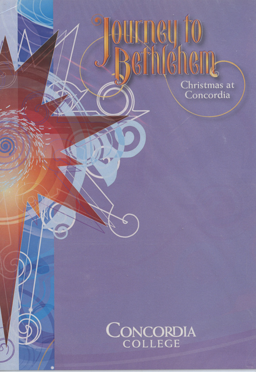 Concordia Choir : Journey to Bethlehem : DVD :  : 3226_DVD