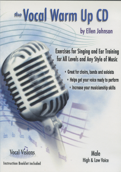 Ellen Johnson : The Vocal Warm Up CD - Male High and Low Voice : Solo : 01 Book & 1 CD Vocal Warm Up Exerci : VWUM