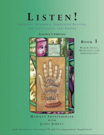 Marylyn Shenenberger & James Jordan : Listen! Introductory Harmonic Immersion Solfege : Book & 1 CD : James Jordan : G-6971A
