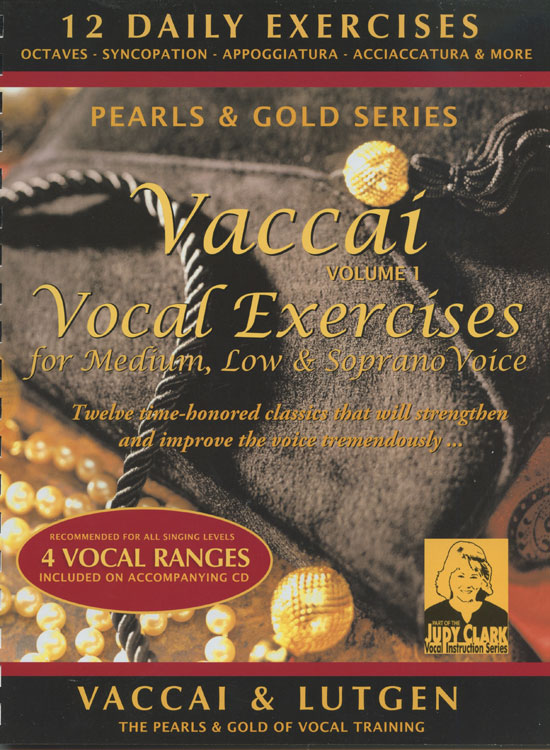 Judy Clark : Vaccai Vocal Exercises : Solo : 01 Book & 1 CD Vocal Warm Up Exerci : VMV-V1