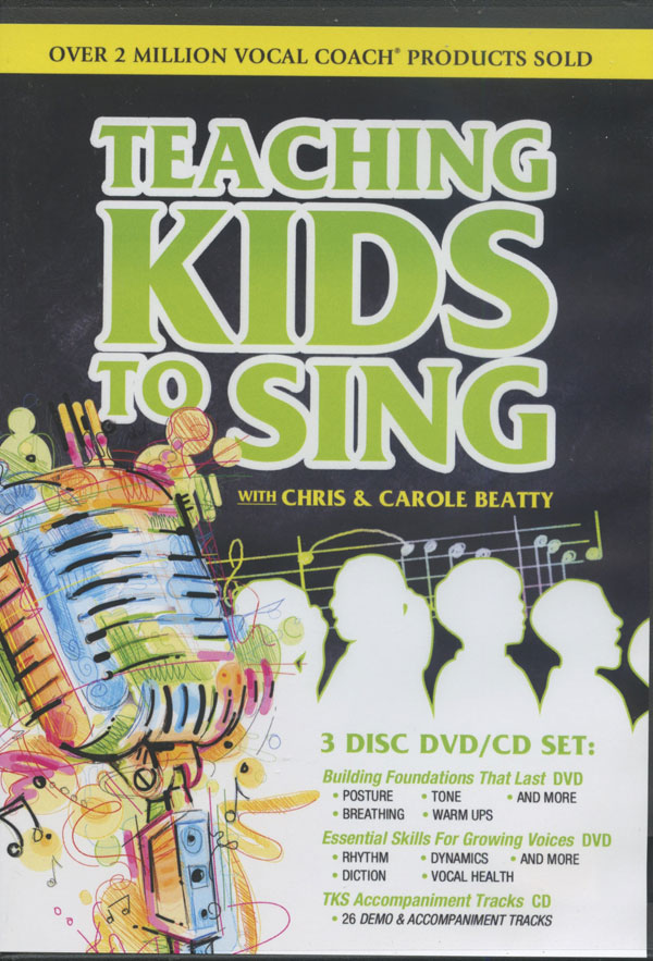 Chris and Carole Beatty : Teaching Kids To Sing Package : Kids : 2 DVDs & 1 CD : VOCH-DV-001