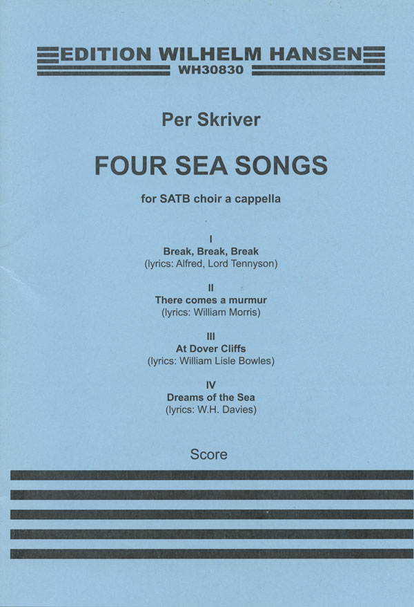 Per Skriver : Four Sea Songs : SATB : Songbook : 14042403