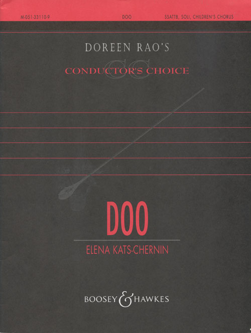 Elena Kats-Chernin : Doo : SSATTB : Sheet Music : 073999984019 : 48002953