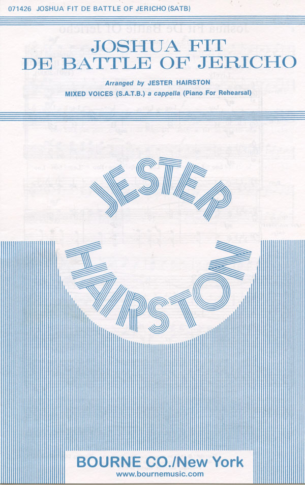 Joshua Fit De Battle Of Jericho : SATB : Jester Hairston : Traditional : Sheet Music : 71426