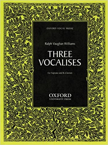 Ralph Vaughan Williams : Three Vocalises : Solo : Vocal Warm Up Exercises : 9780193850279 : 9780193850279