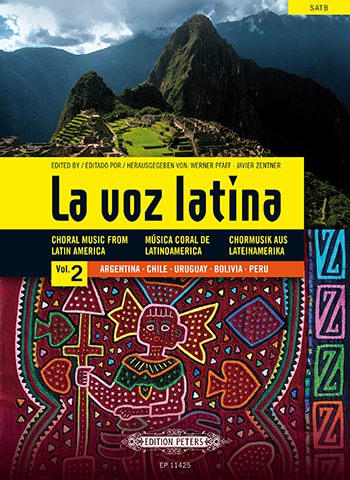 Javier Zentner : La Voz Latina - Volume 2 : SATB : Songbook : 98-EP11425