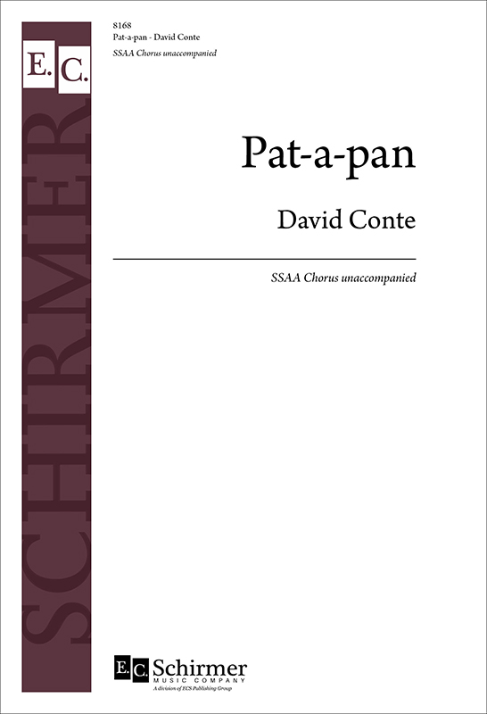 Pat-a-pan : SSAA : David Conte : Sheet Music : 8168