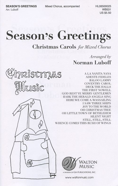 Norman Luboff : Season's Greetings : SATB : Songbook : Norman Luboff : 073999188615 : WB531