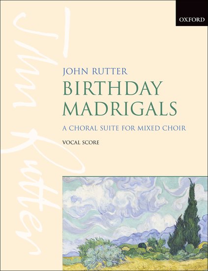 John Rutter : Birthday Madrigals : SATB : Songbook : John Rutter : 0193380293