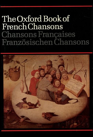 Frank Dobbins : The Oxford Book of French Chansons : SATB : Songbook : 9780193435391 : 9780193435391