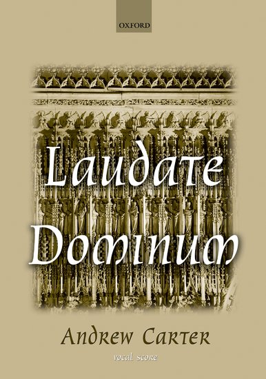 Andrew Carter : <span style="color:red;">Laudate Dominum</span> : SATB : Songbook : 9780193355040 : 9780193355040