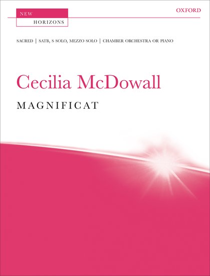 Cecilia McDowall : Magnificat : SATB : Songbook : Cecilia McDowall : 9780193359482 : 9780193359482