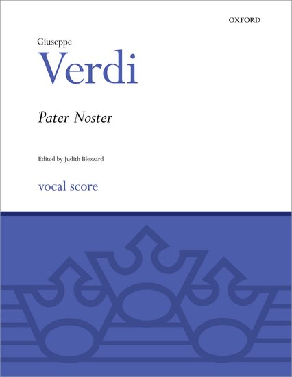 Giuseppe Verdi : Pater Noster : SATB : Songbook : 9780193384323 : 9780193384323