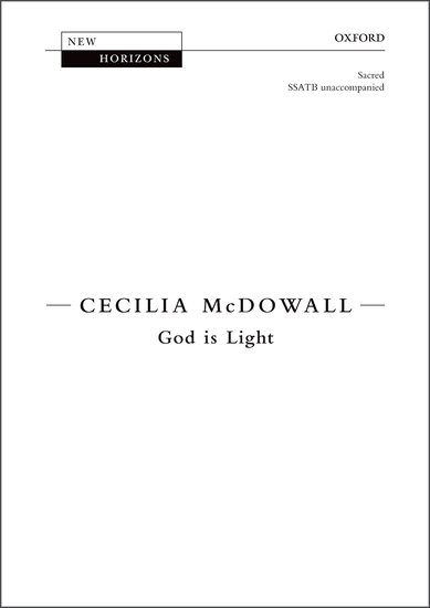 God is Light : SSATB : Cecilia McDowall : Sheet Music : 9780193415652