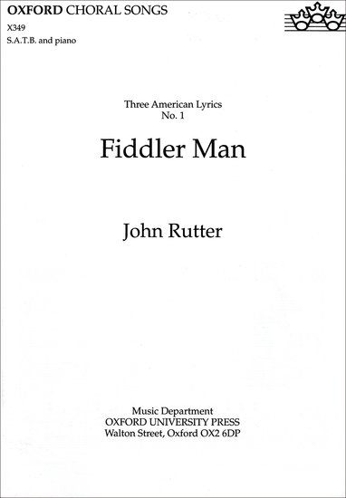 Fiddler Man : SATB : John Rutter : Sheet Music : 9780193431539 : 9780193431539