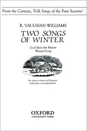 Two Songs of Winter : Unison : Ralph Vaughan Williams : Sheet Music : 9780193857612 : 9780193857612